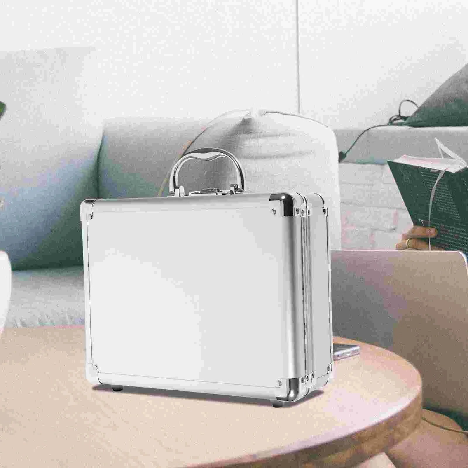 Suitcase Hard Briefcase Instrument Money Aluminum Alloy Portable Workstation Met