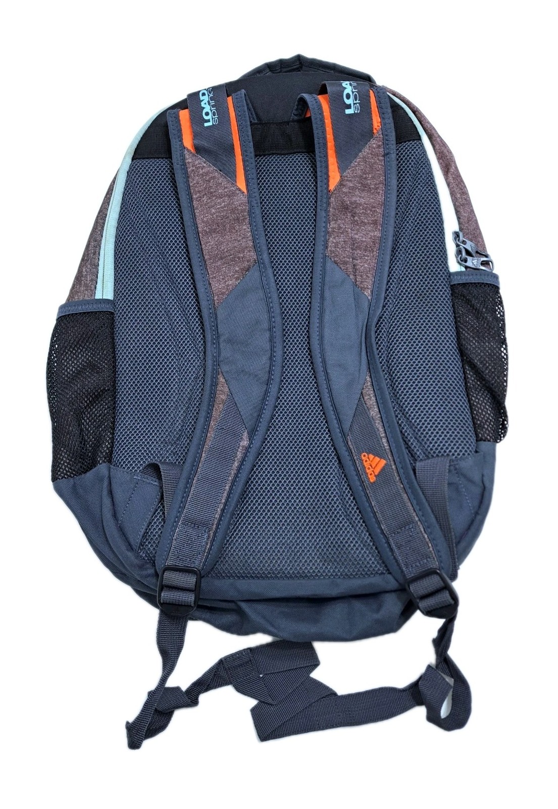 Adidas Load Spring Student Collegiate BackPack Bag Brown Orange Black School