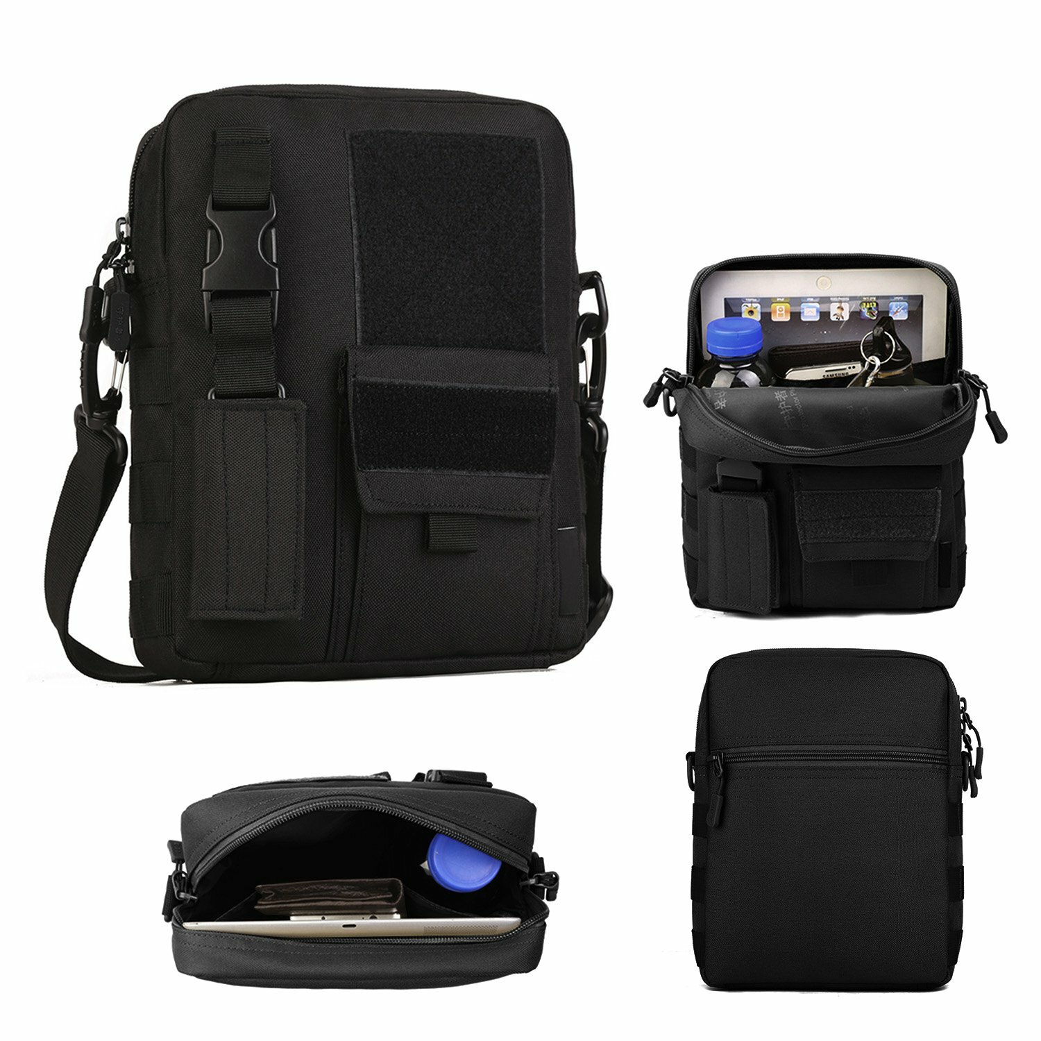 Tactical Men Messenger Bag Shoulder Canvas Vintage Crossbody Army Satchel Pouch