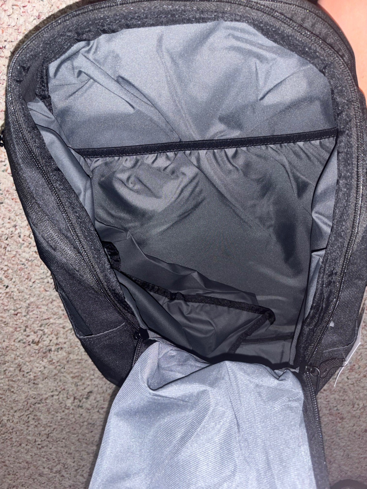 Nike Hoops Elite Pro Basketball School Backpack Black Silver Grey BA5554-011 New