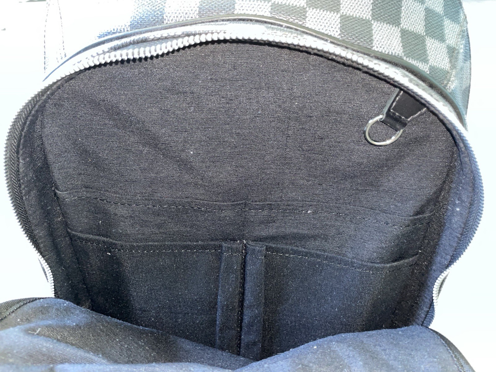 Louis Vuitton Damier Graphite Michael Backpack Gray & Black Check Adj Straps