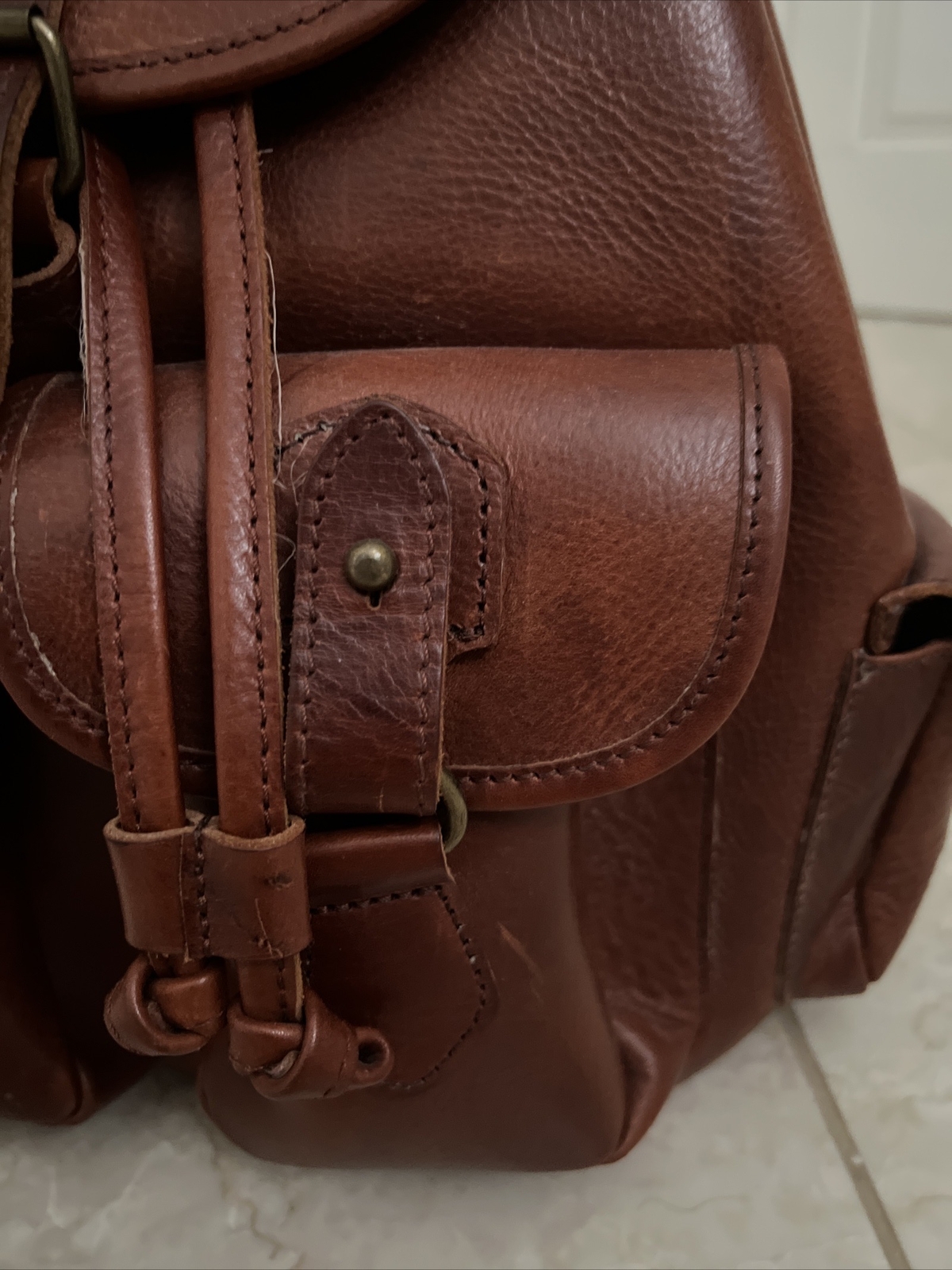 Jean Shop NYC Leather Backpack – Rare