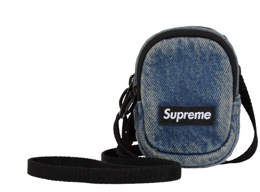 Supreme Denim Mini Utility Bag Washed Indigo FW25 Supreme New York 2025 Free S&H
