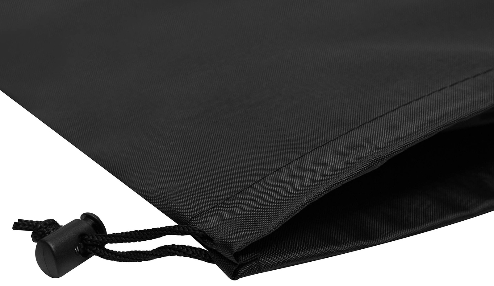 Drawstring Pouch with Toggle (9 x 12 Inch, 12 Pack, Black) Nylon Cinch Bag fo…
