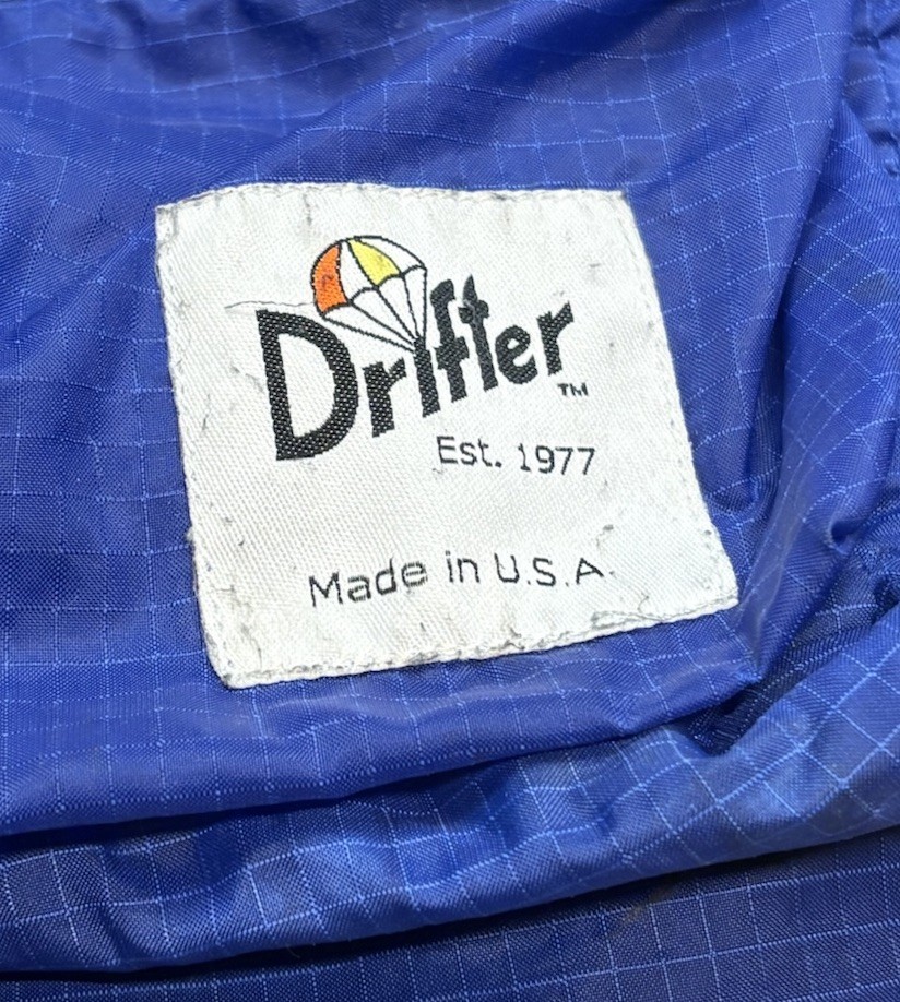 DRIFTER USA Backpack All Blue with Bottle Pockets READ