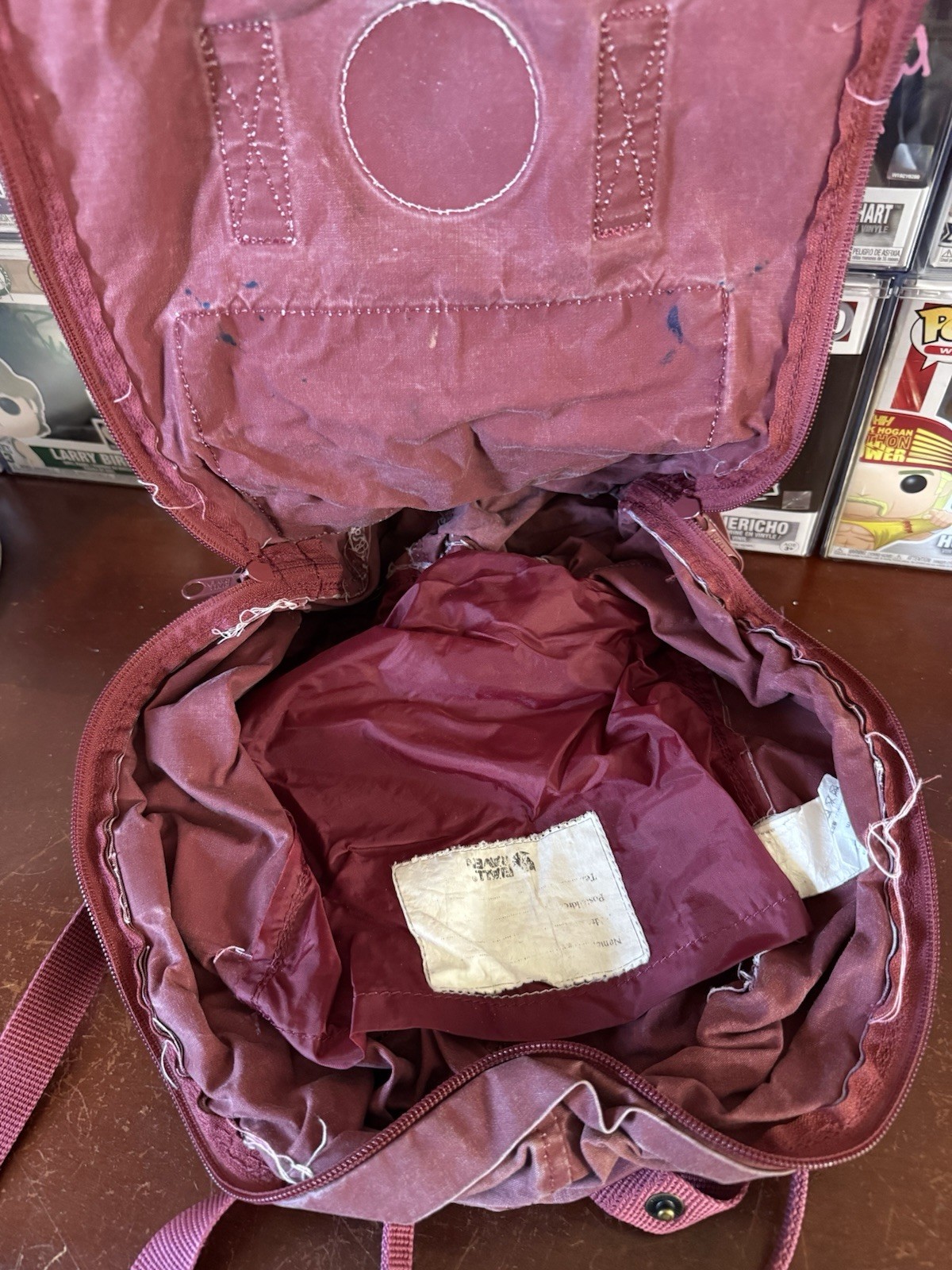 Heavily Worn – Fjallraven Kanken Medium Backpack – Red