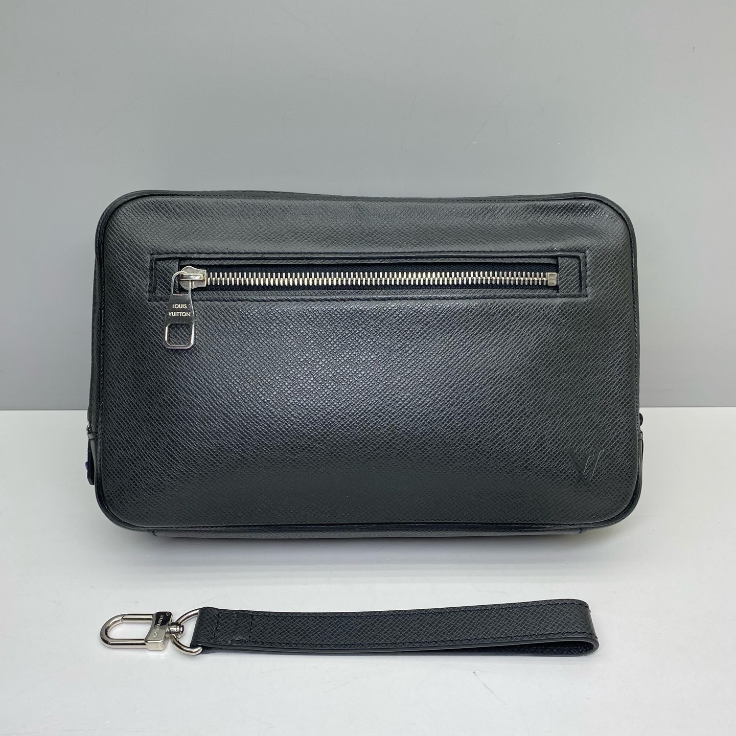 Louis Vuitton Pre-Owned Authentic Clutch Black 26×16.5x8cm Cowhide
