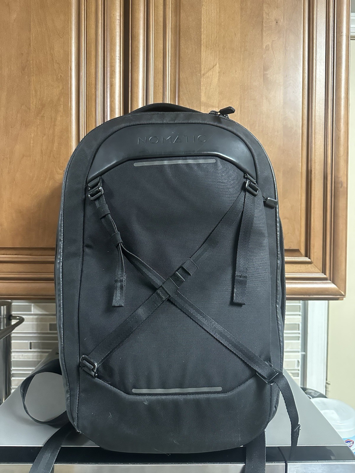 Nomatic Navigator Pack 15L, Fair Condition, Expands to 21L, Laptop Sleeve, RFID