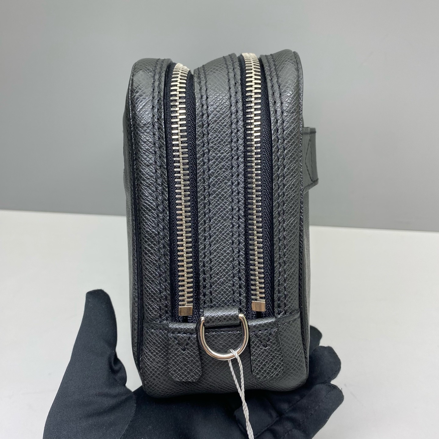 Louis Vuitton Pre-Owned Authentic Clutch Black 26×16.5x8cm Cowhide