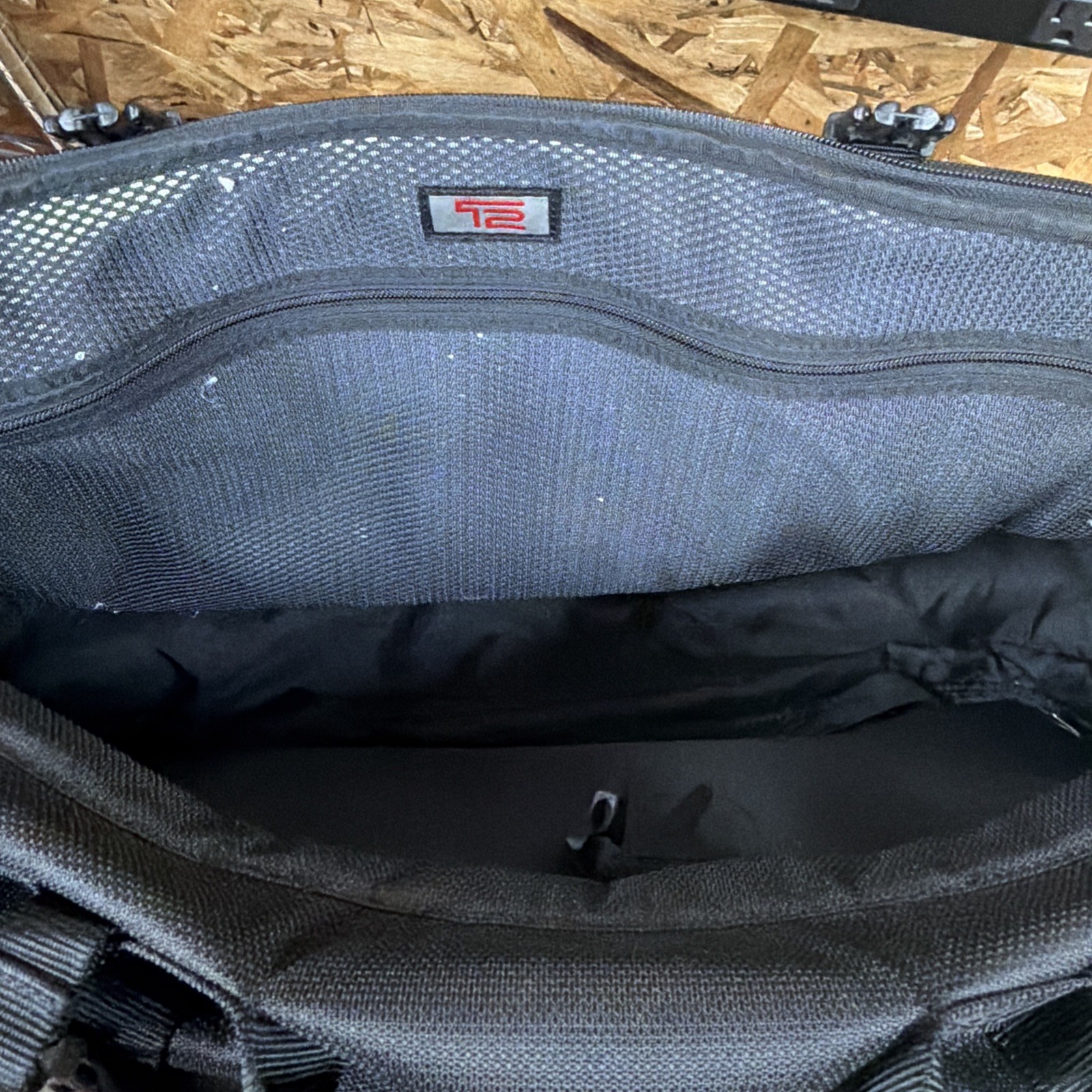TUMI Expandable 3-in-1 Travel Bag Backpack Briefcase Black Ballistic Nylon 22″