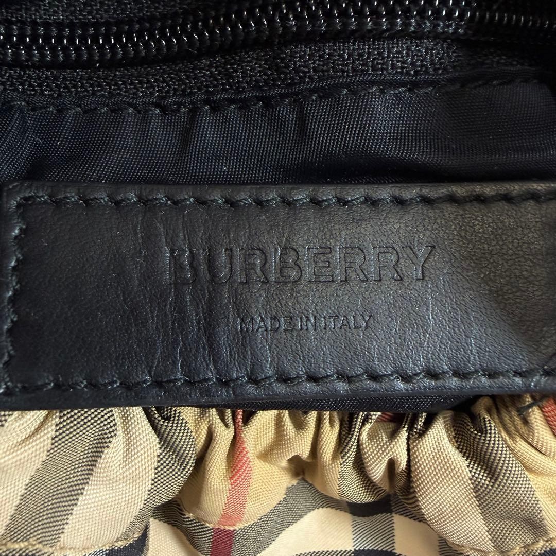 Authentic Burberry Beige Leather Crossbody Bag 28cm x 20cm x 12cm Excellent Cond