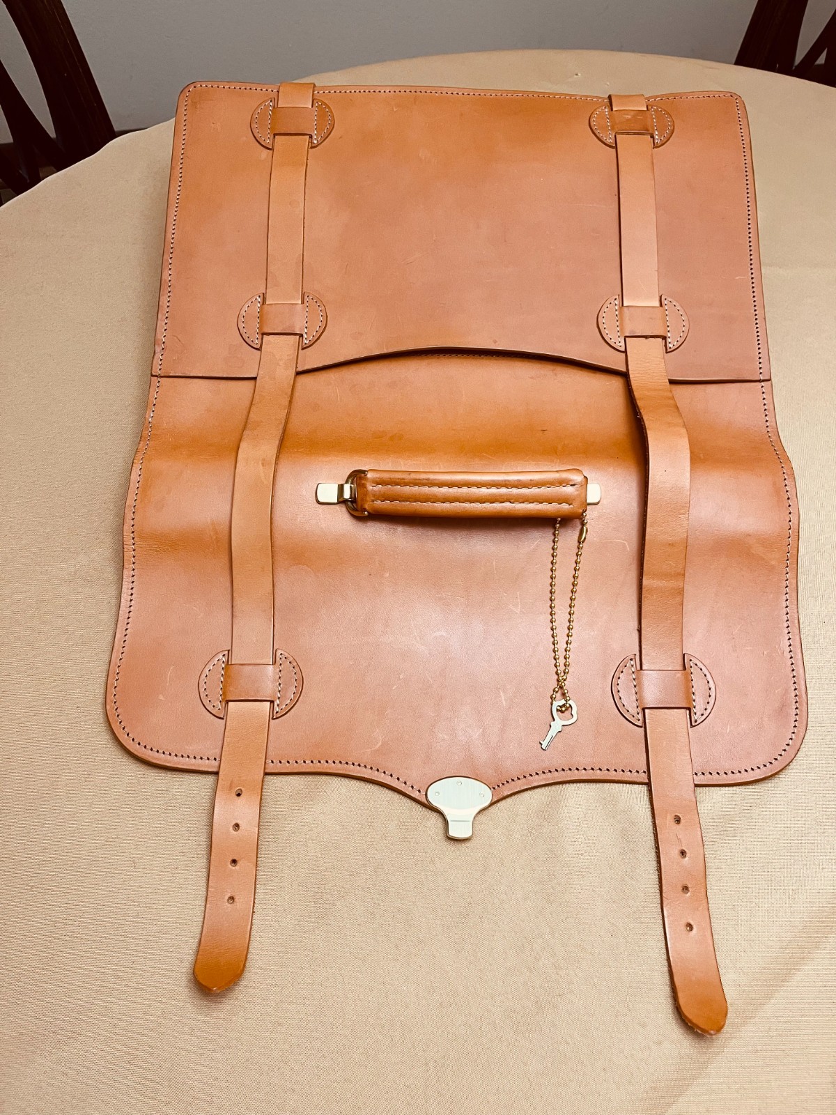 STEPHEN BROOKS English Tan Bridle Leather Briefcase / Portfolio / Satchel – USA
