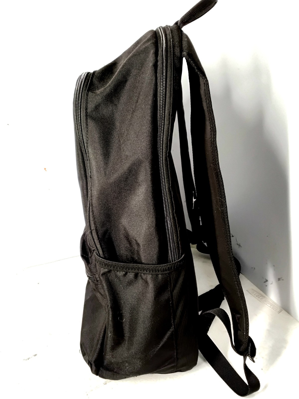 Jordan Black Backpack with Red Jumpman Logo – Used –