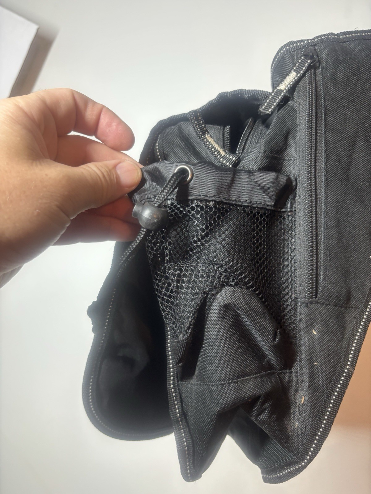 American Red Cross Messenger Bag Black. Multiple Pockets