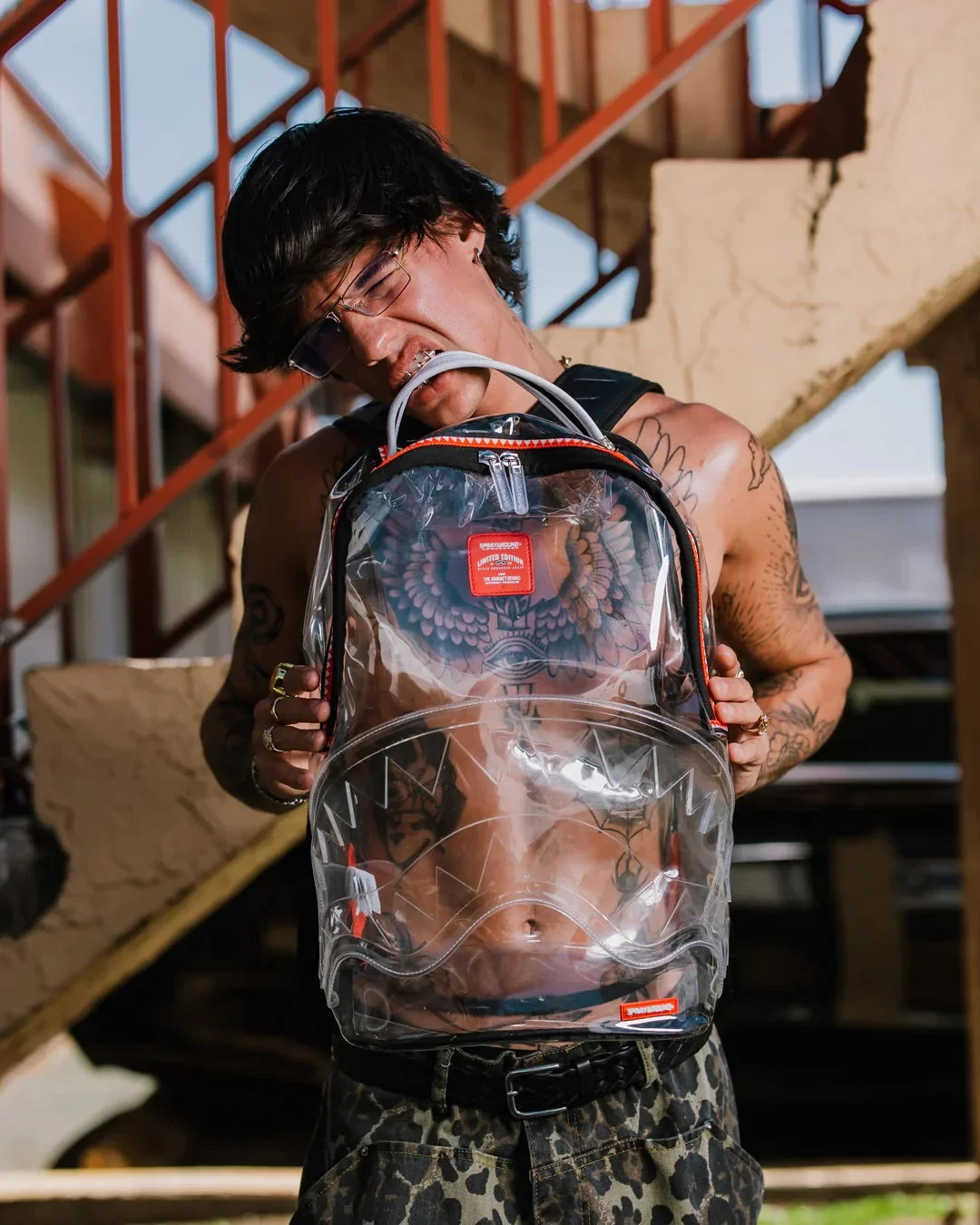 Sprayground Claw Party Vacationaire Backpack🔥New Black Bookbag School Bag