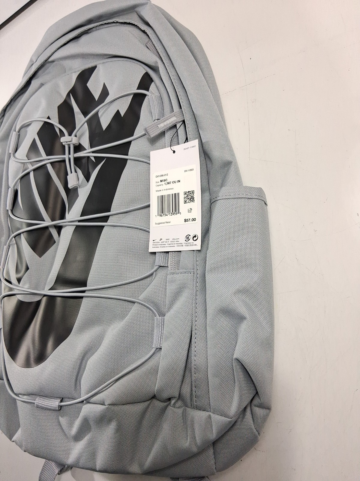 Nike Hayward Backpack / Wolf Grey/Black / One Size / NWT