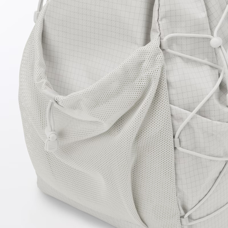 MUJI Water-Repellent Ripstop Backpack Drawstring 23-Litter 3-Pocket Unisex NWT