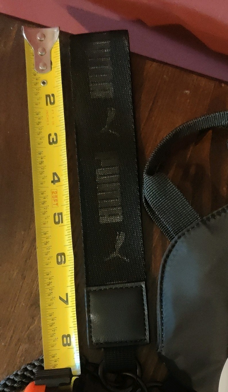 PUMA 4 Piece Set Black Zip Pouch, Card Holder Wrist Strap, lanyard keychain