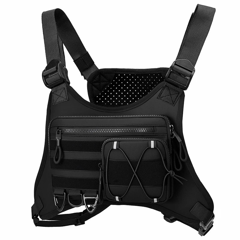 Sports Chest Bag Lightweight Tactical Molle Hiking Camping Vest Backpacks Outdoo