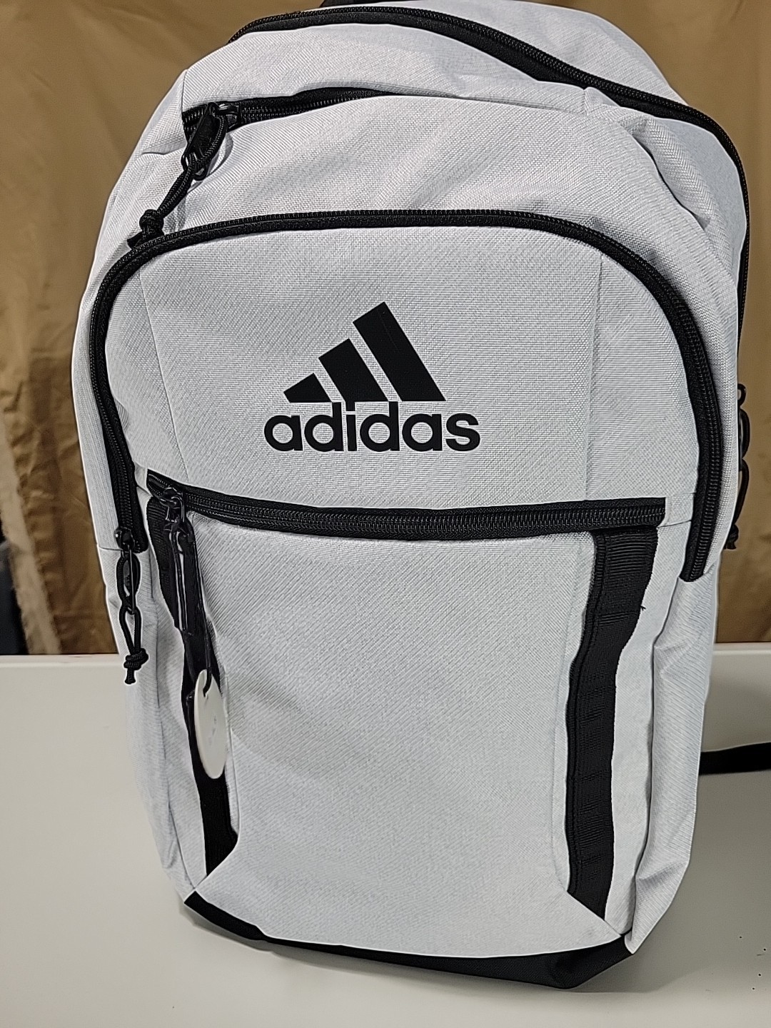Adidas Light Grey New Design Backpack School Bag Sports Bag