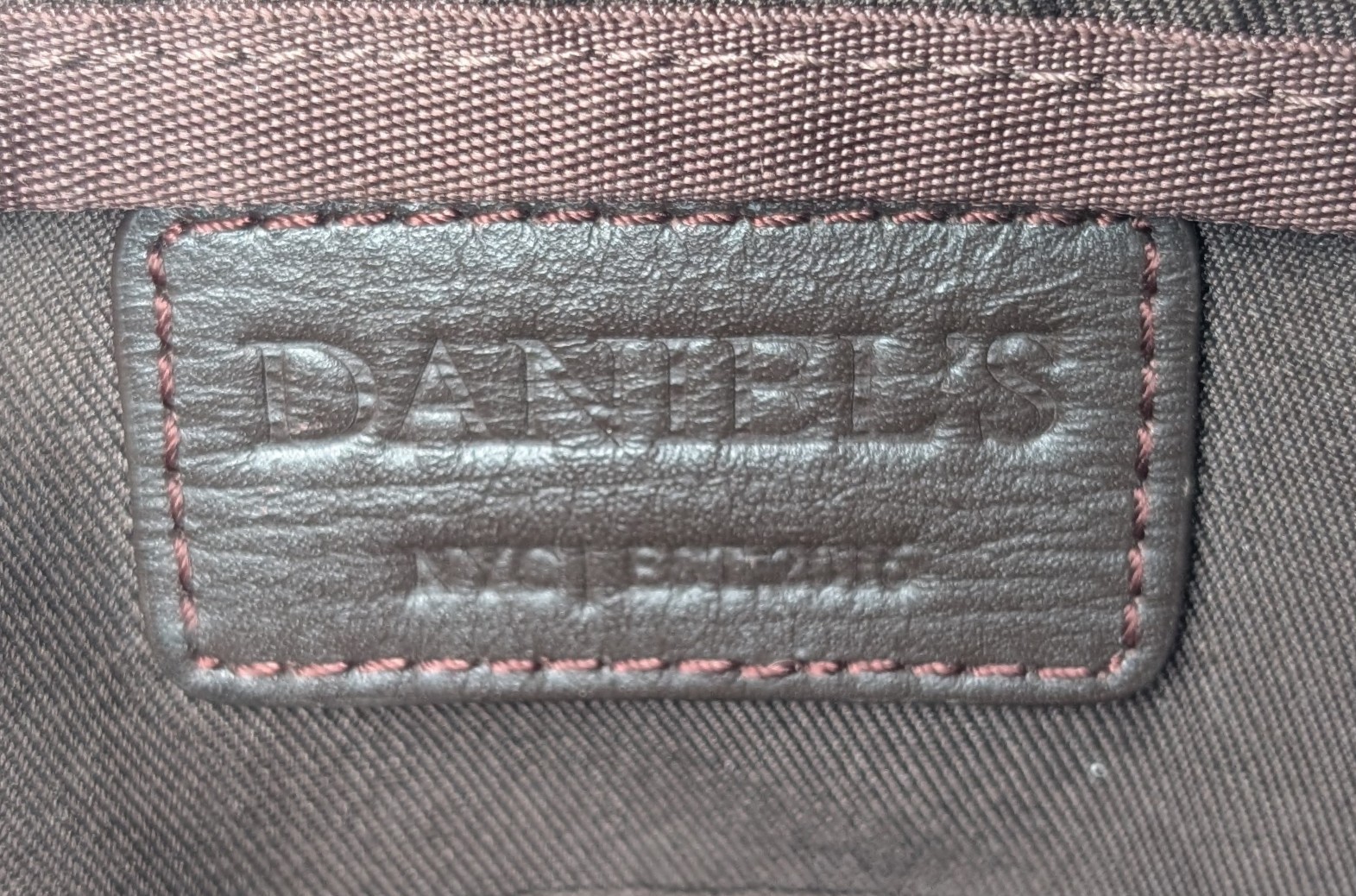 *separated top zipper, some wear* Daniel’s NYC carrying case / bag
