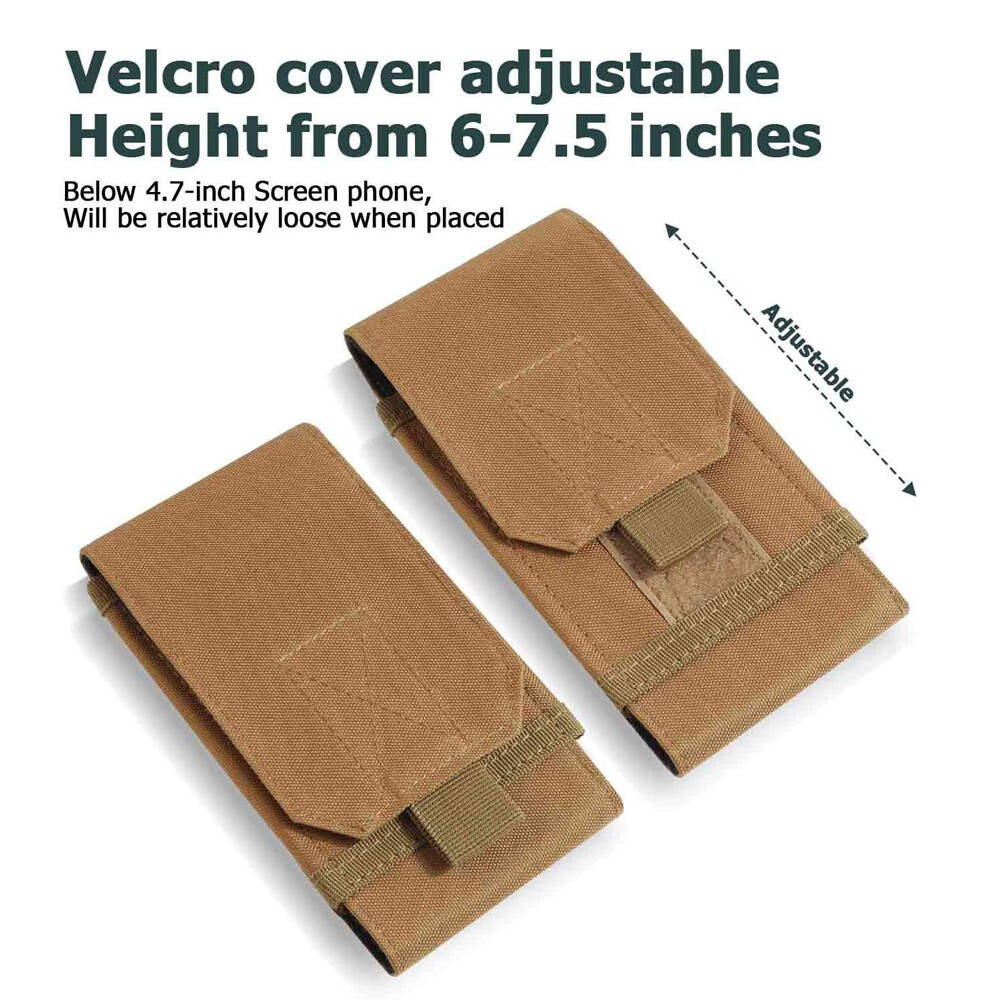 Universal Cell Phone Holster Vertical Carrying Belt Clip Case Pouch Cover Holder