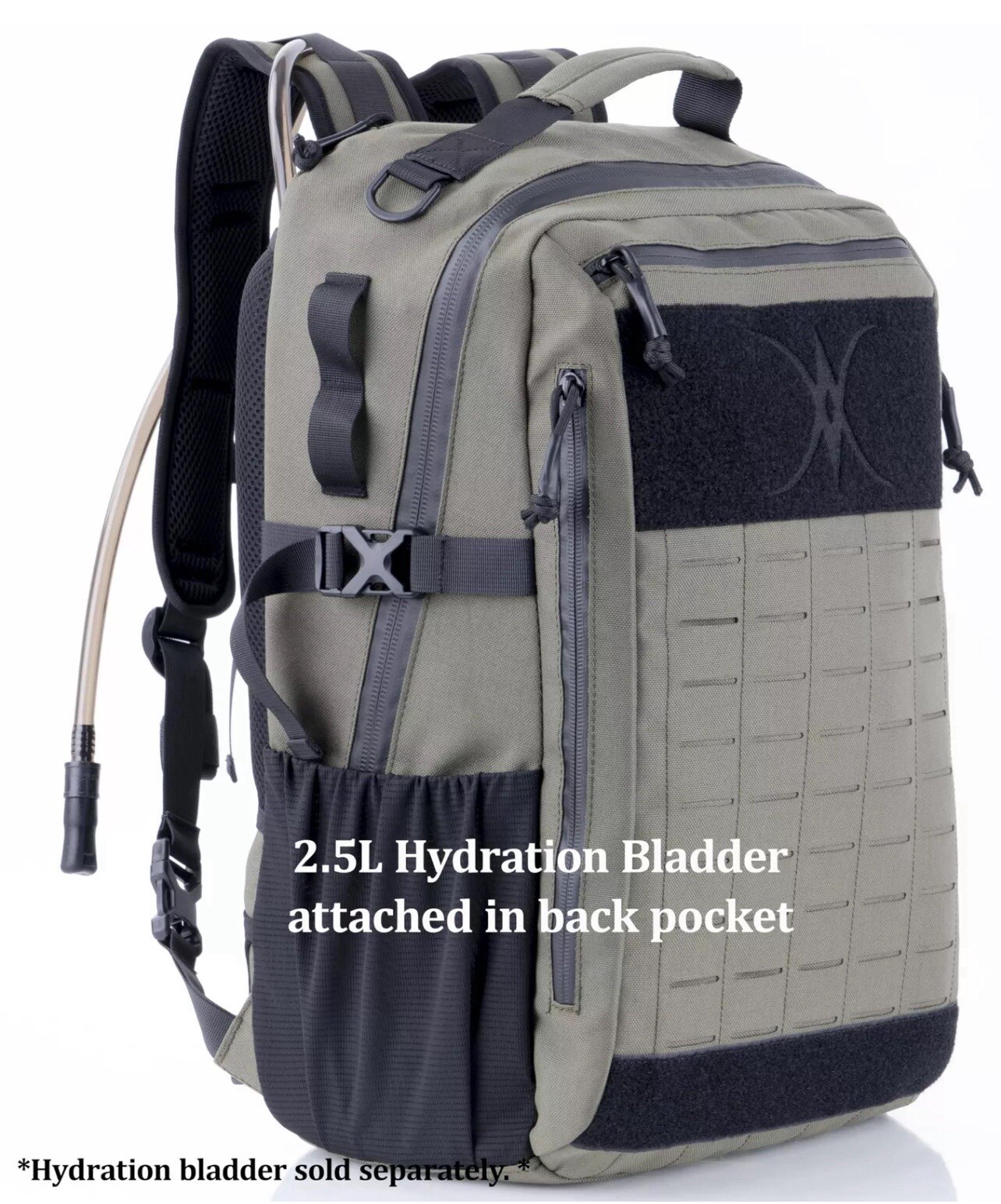 NEW Urban Tactical Backpack MOLLE Laser-Cut Daypack Commuter Bag for EDC, Travel