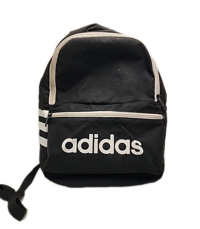 Adidas Black backpack White Logo Unisex kids, Cooler In Pocket. Athletics . Used