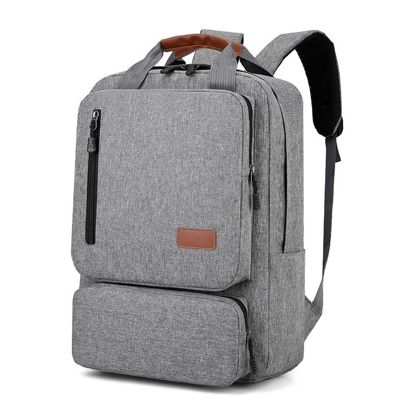 New Laptop Backpack Waterproof Anti-thef Travel School Book Bag Black