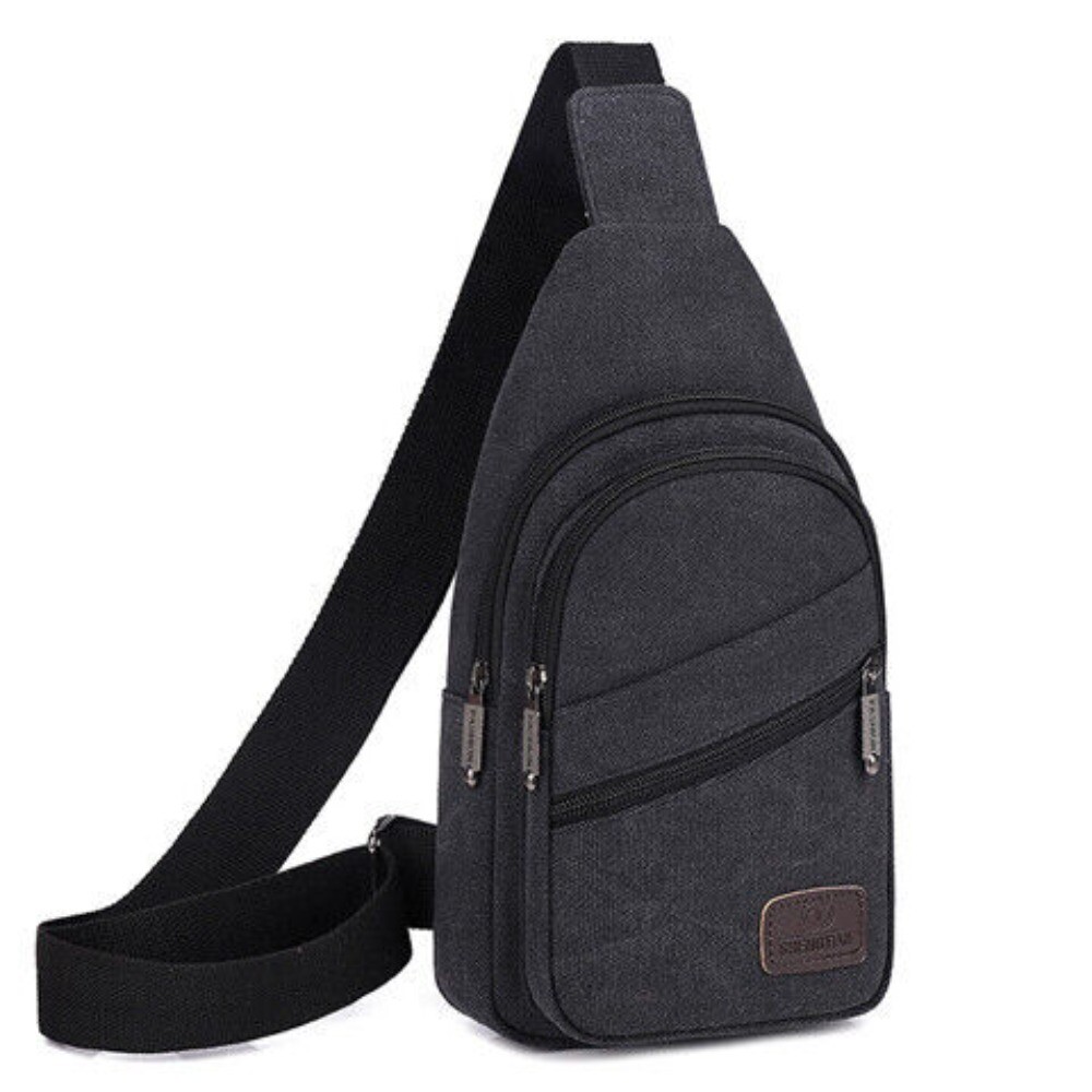 Men Backpack Tactical Sling Bag Chest Shoulder Fanny Pack Crossbody Sport Travel
