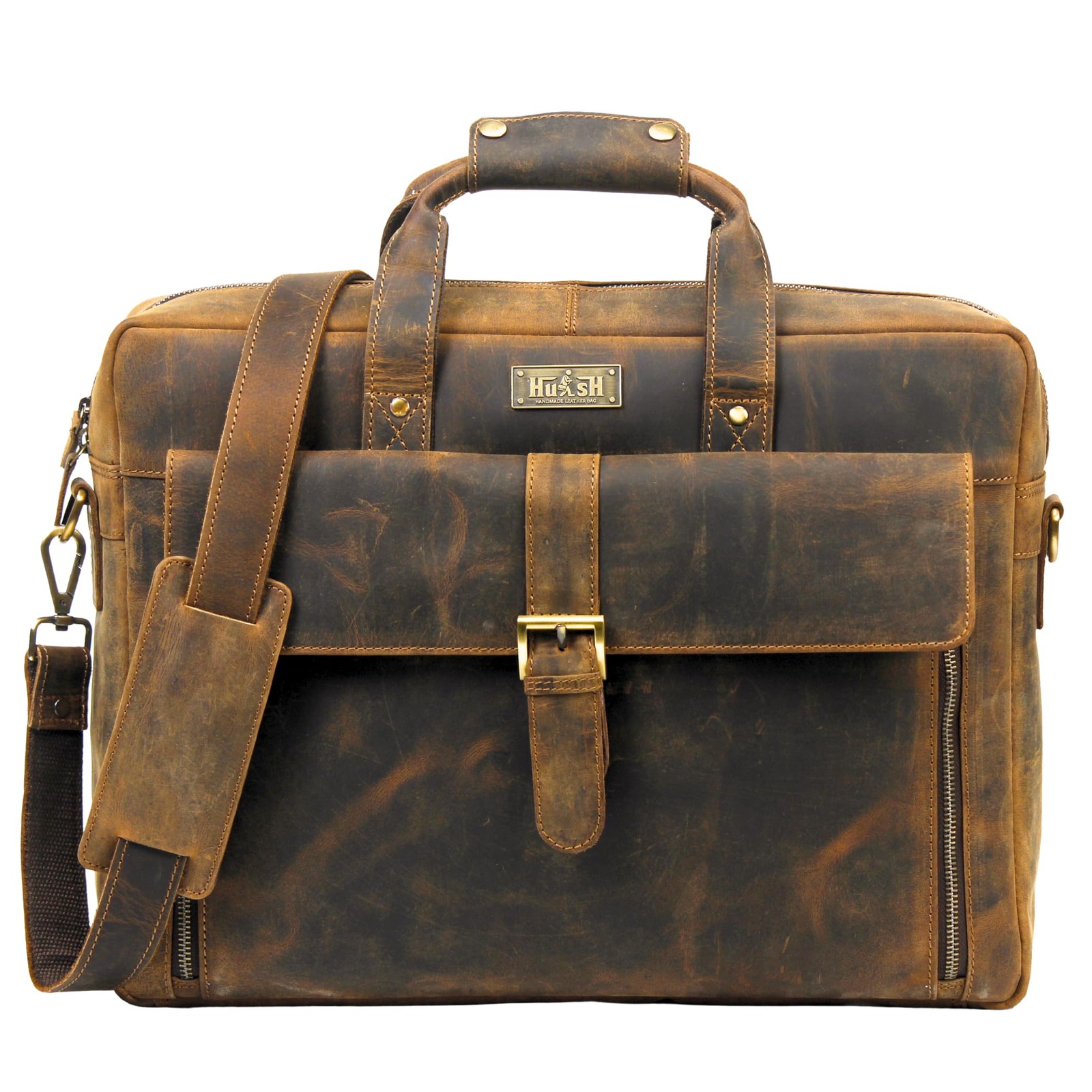 Genuine Leather briefcases for men 17 inches computer bag for men | Laptop/Wo…