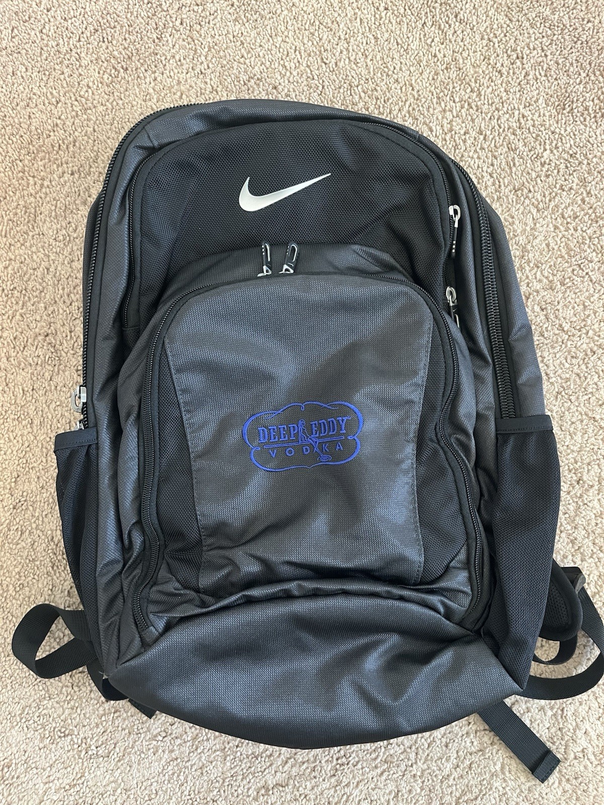 NEW Nike Backpack Book Bag Black Deep Eddy Vodka Promo