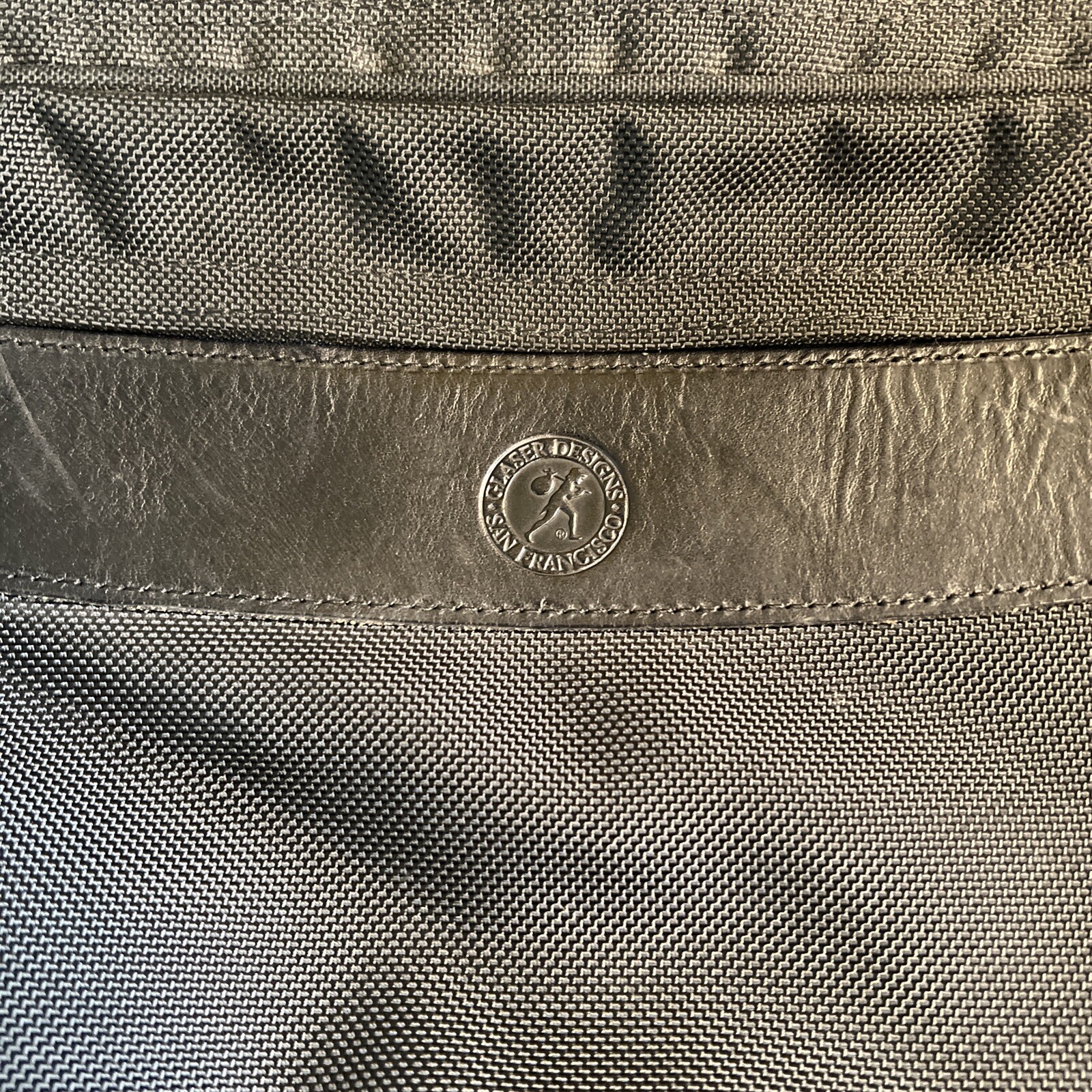 Glaser Designs San Francisco Leather Briefcase Laptop Bag Carry On Luggage