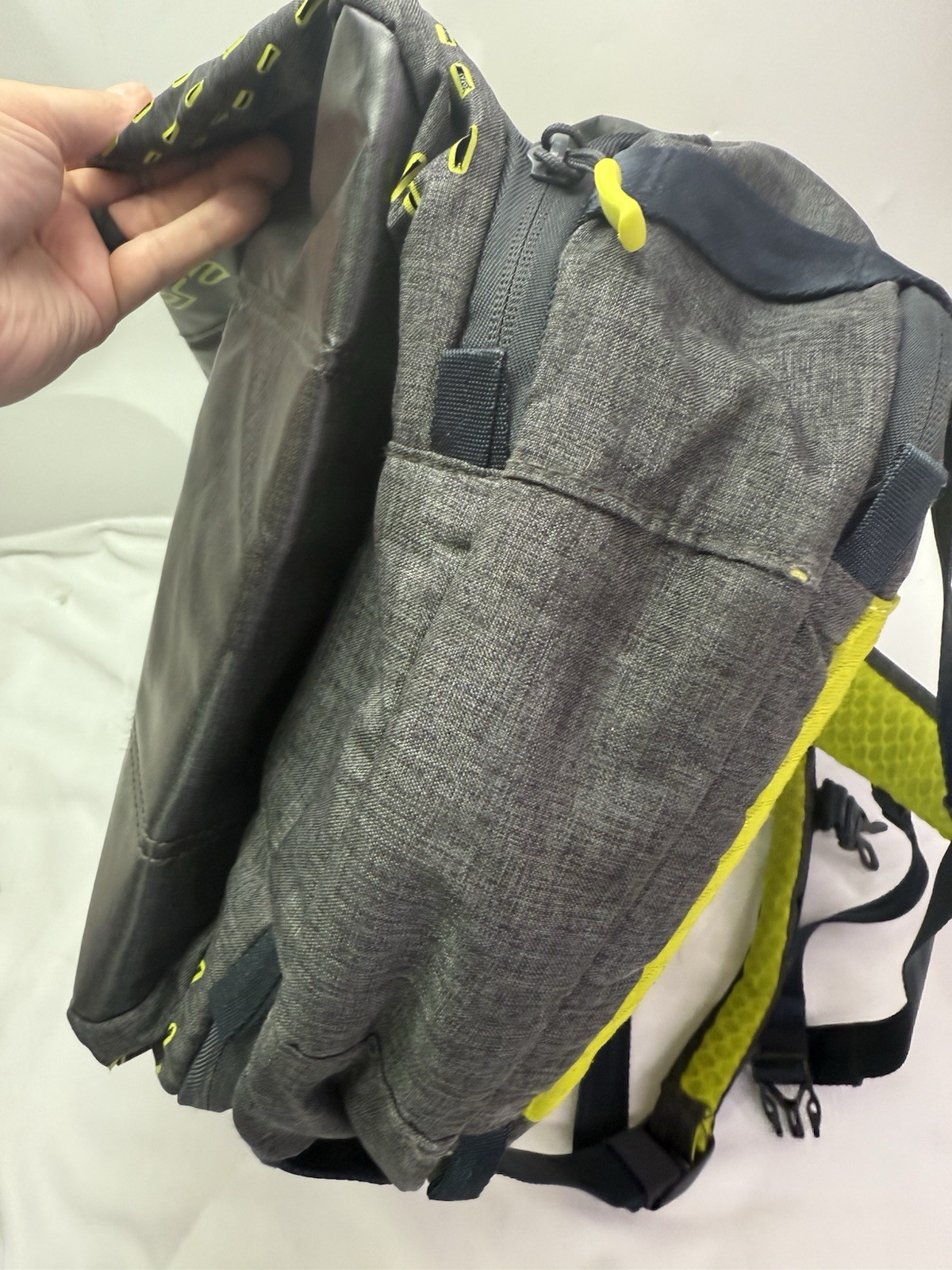 Apera Bags Locker Pack in Graphite Large Backpack – Antimicrobial 20”x12”