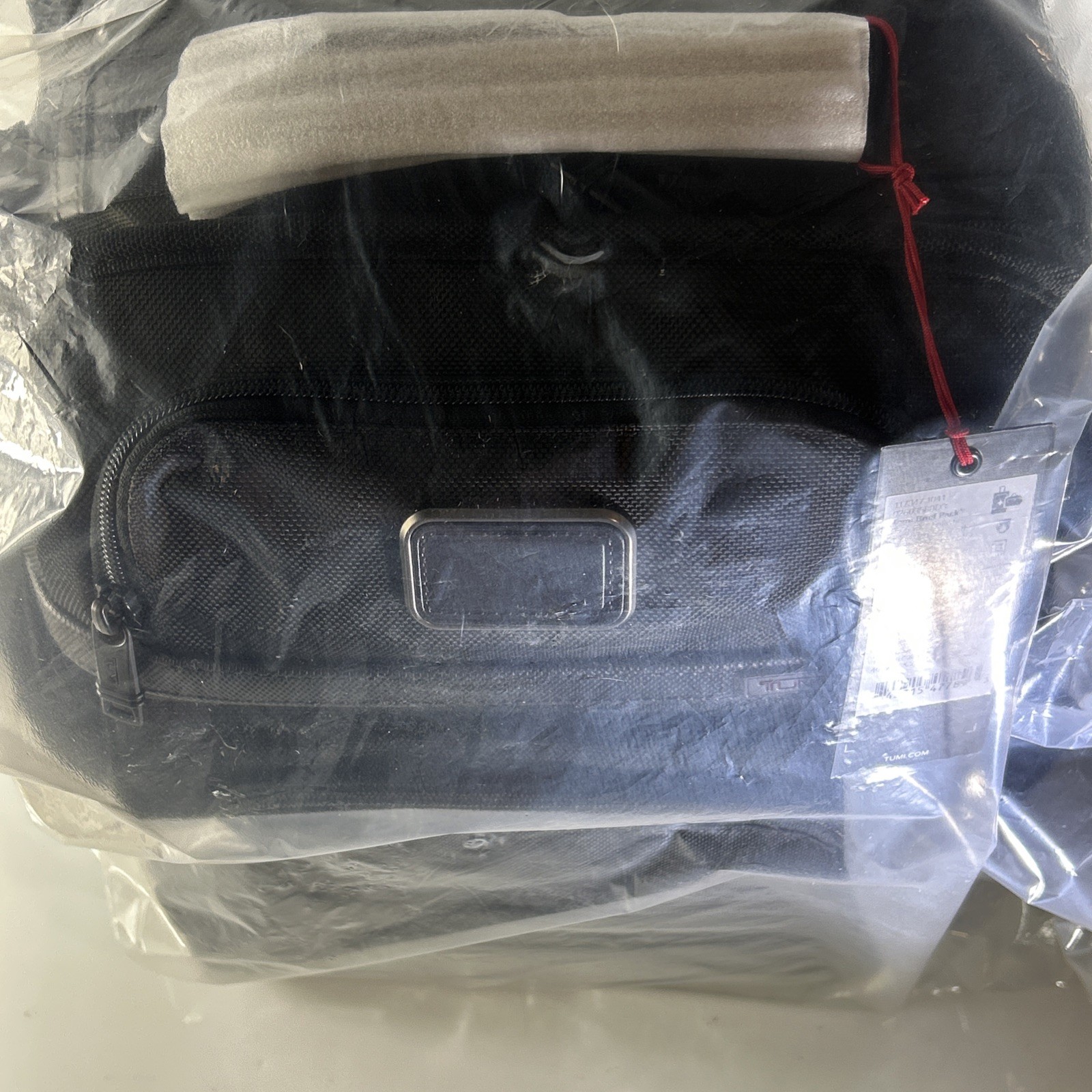 TUMI Brief Pack ALPHA 3 Black Backpack 117347-1041 95% Ballistic Nylon 5%Leather