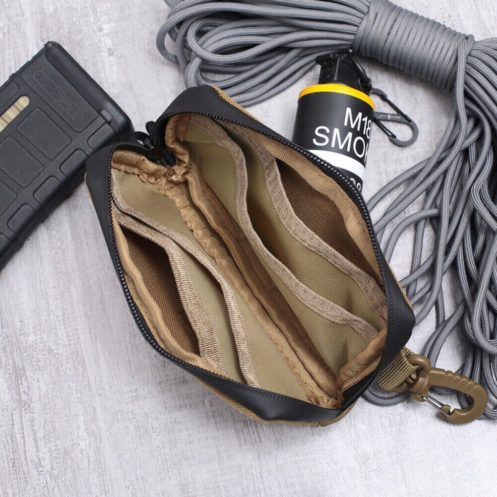 Tactical Wallet Card Holder Molle Pouch Men’s Outdoor Hunting Military Waist Bag