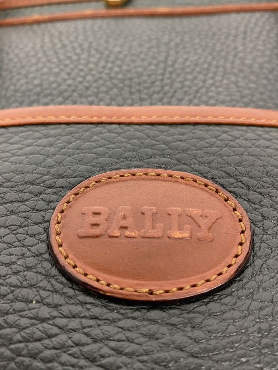 BALLY Boston Bag, Leather, Green, Plain