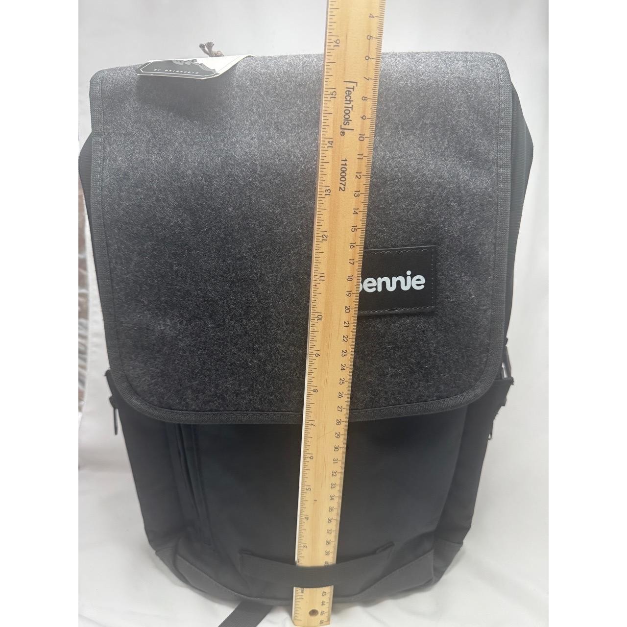 NEW Bennie Backpack Two Tone Grey Black Laptop Tablet Nice Storage Modern Versat