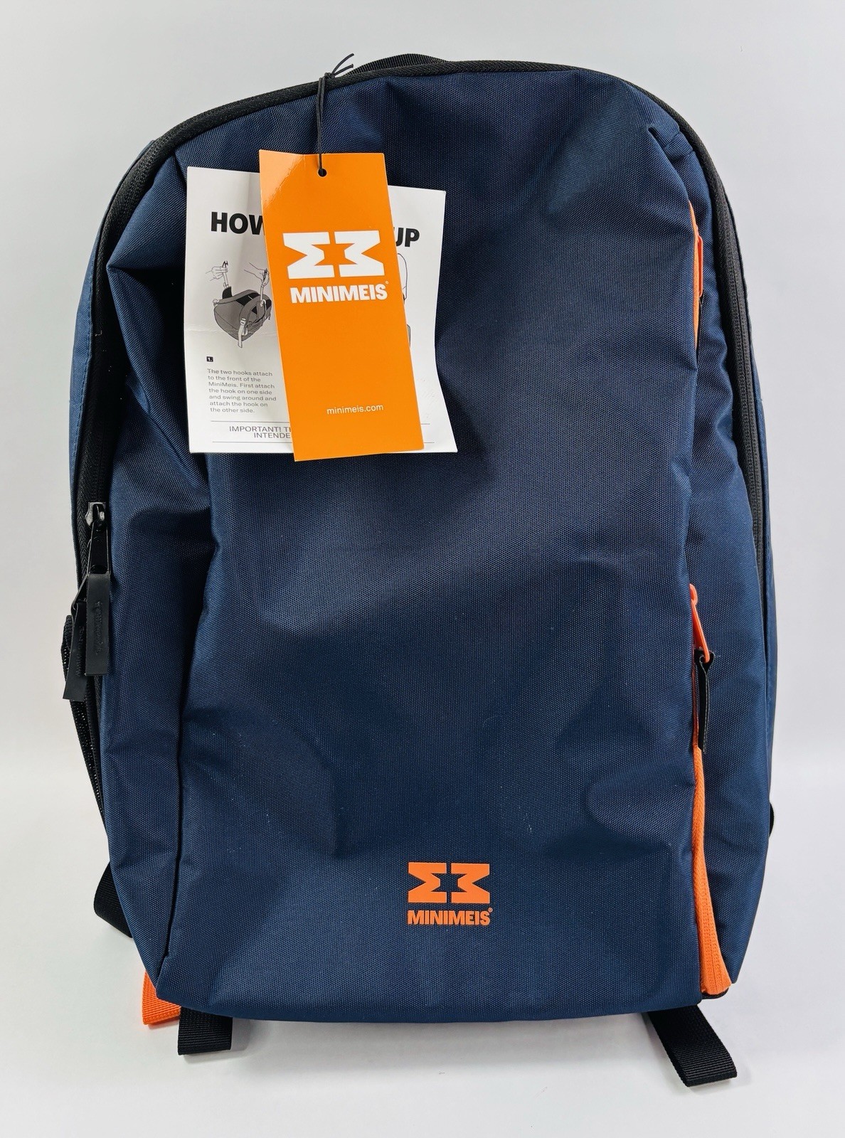 NWT MiniMeis Backpack Navy Orange 28L – Pairs with MiniMeis G4 Shoulder Carrier
