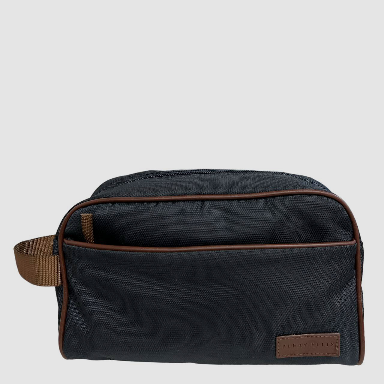 $48 Perry Ellis Portfolio Men’s Blue Zip Top Travel Kit Bag