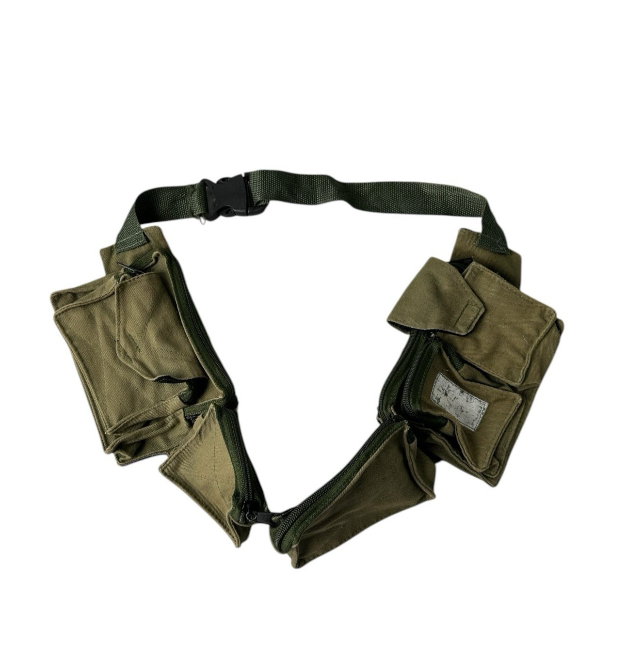 Vintage British Army PLCE Waist Bag Camo Military Utility Pouch