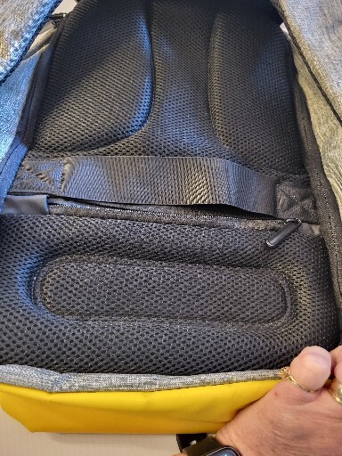 XD Design Bobby Compact Anti – Theft Laptop USB Backpack Yellow ( Unisex Bag)
