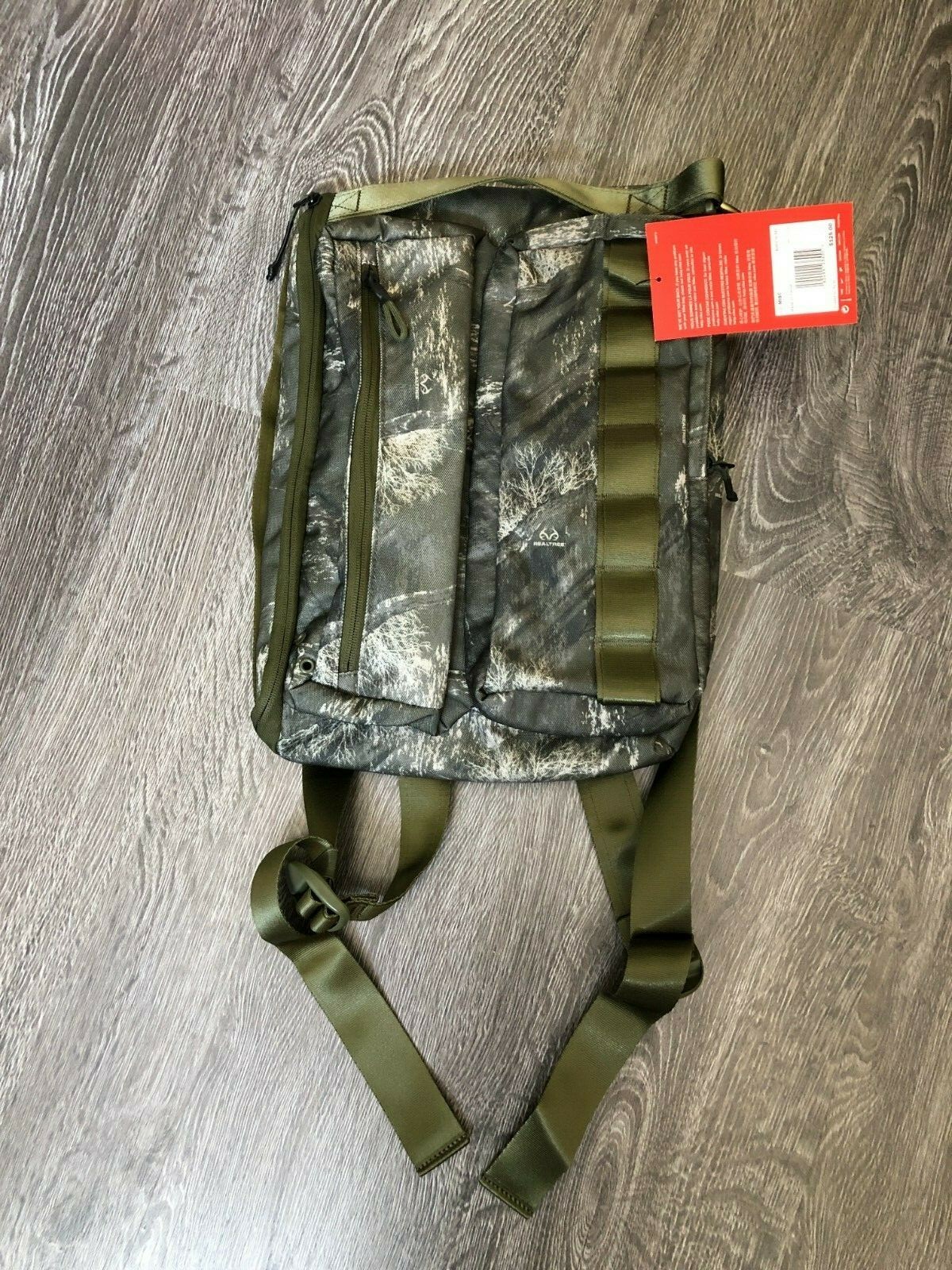 Nike Profile Printed Backpack Realtree Camo Olive Canvas Black $120 BA6379-395