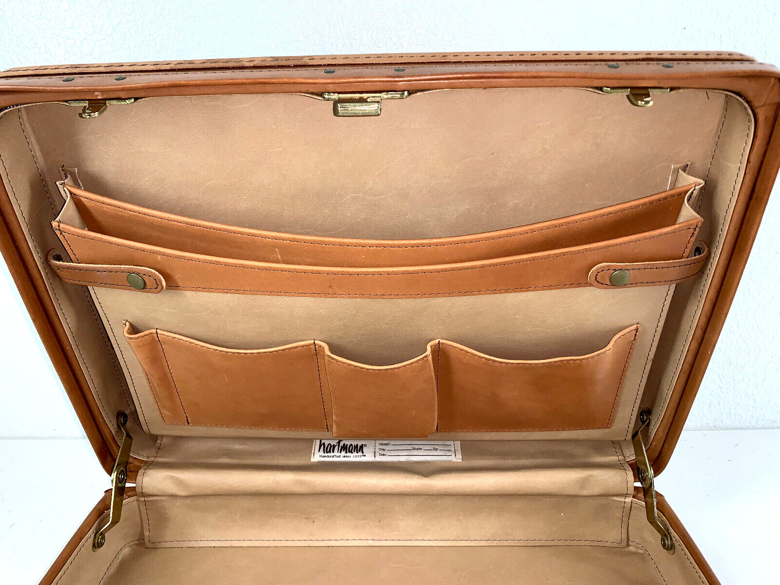Hartmann Belting Leather Briefcase Attache