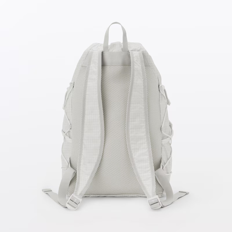 MUJI Water-Repellent Ripstop Backpack Drawstring 23-Litter 3-Pocket Unisex NWT