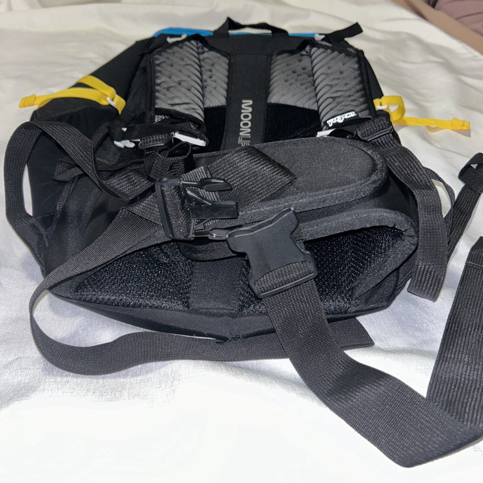 JanSport Tahoma 40 Black Backpack – See Description 4 Specs- Repair Patches Incl