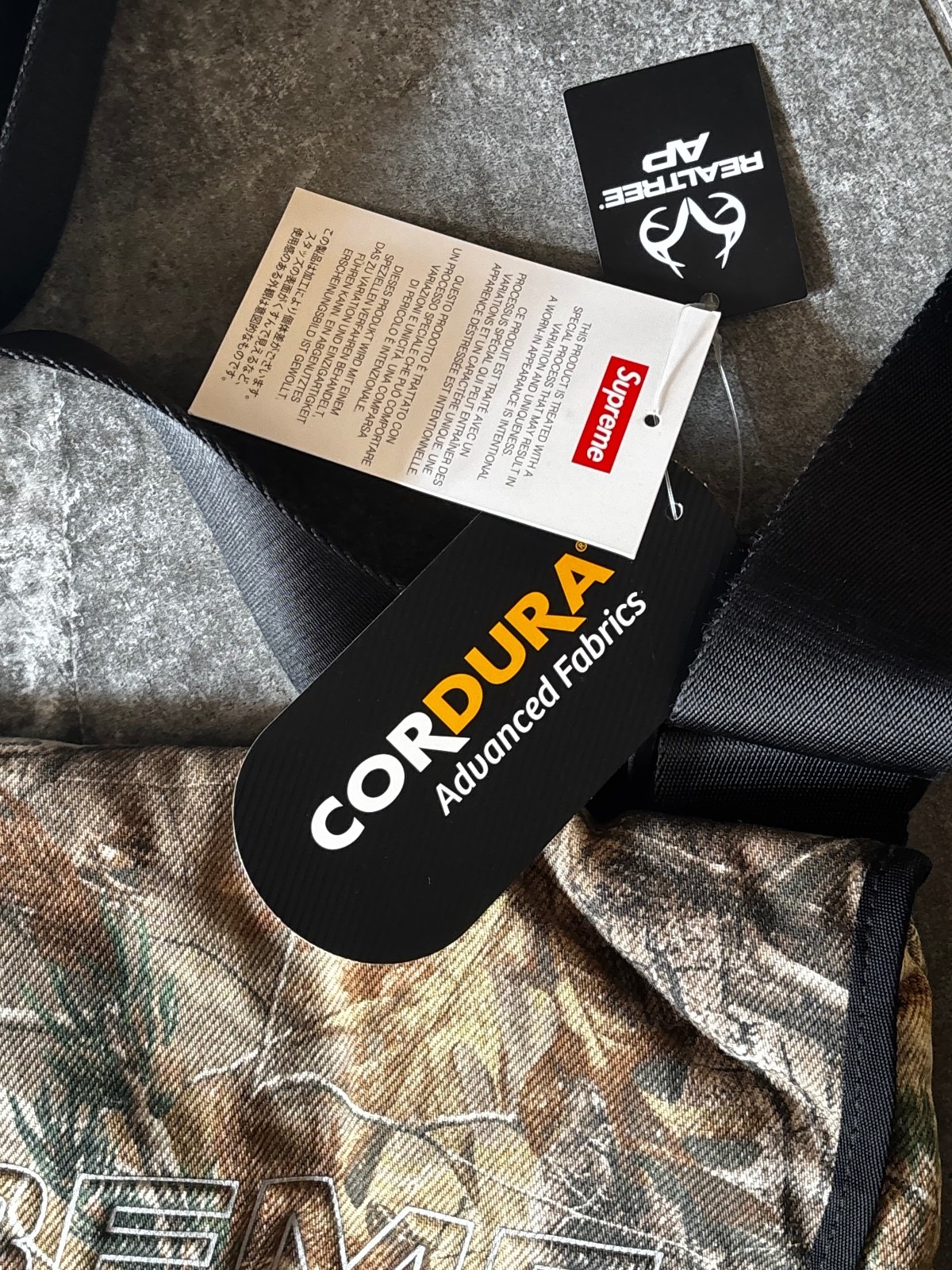 Supreme Denim Messenger Bag in Realtree® AP Camo
