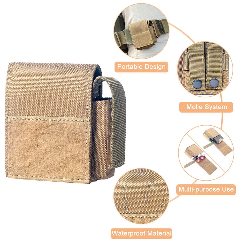 1/2/3PCS Multi-Purpose Key Bag Molle Portable Waist Storage Bag Cigarette Pouch