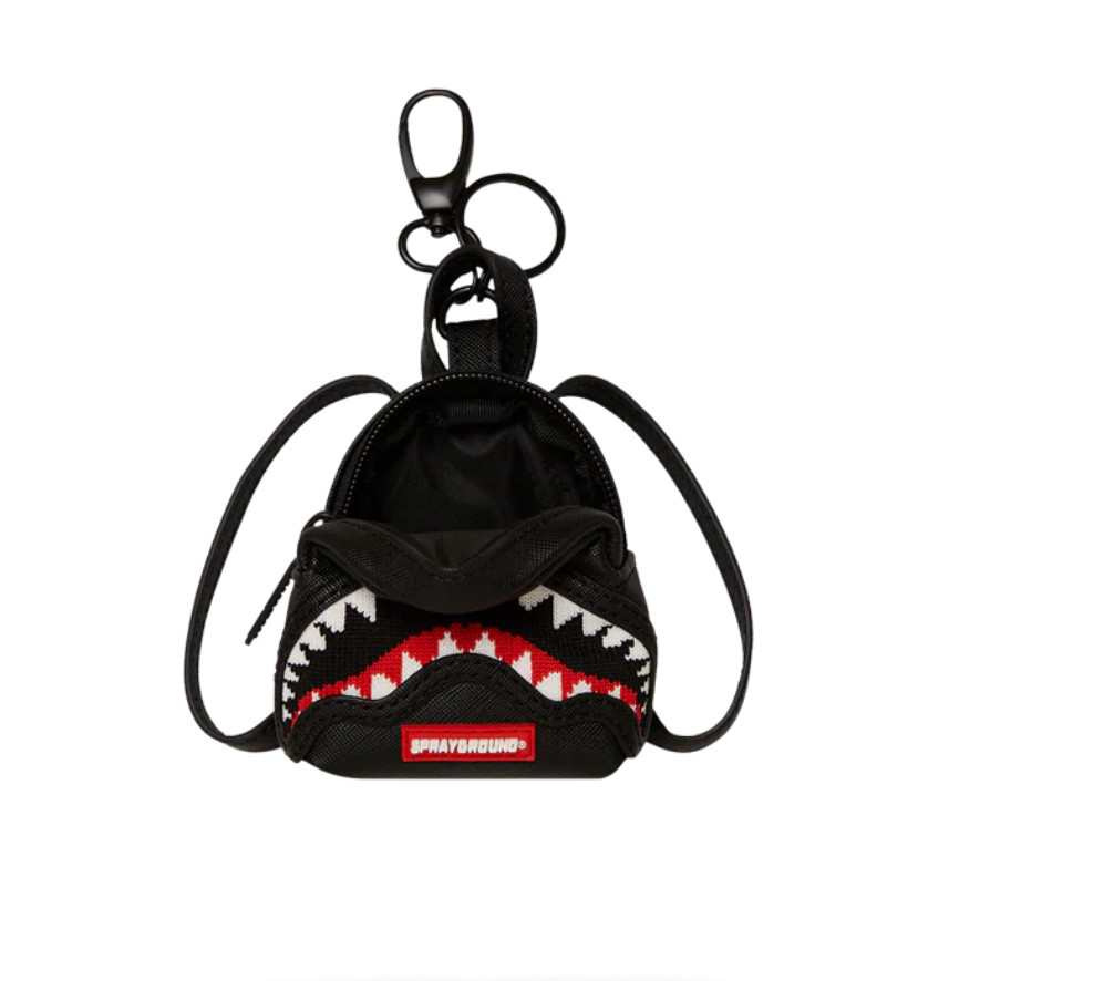 SPRAYGROUND KNIT COMMANDER BACKPACK KEYCHAIN