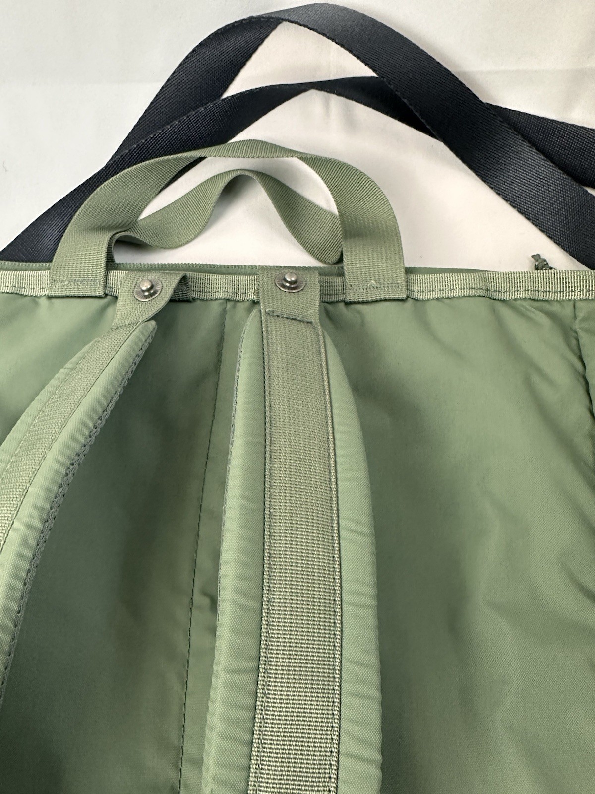 Fjallraven High Coast Tote Pack Backpack Sack Bag Green Nice Pre-Owned